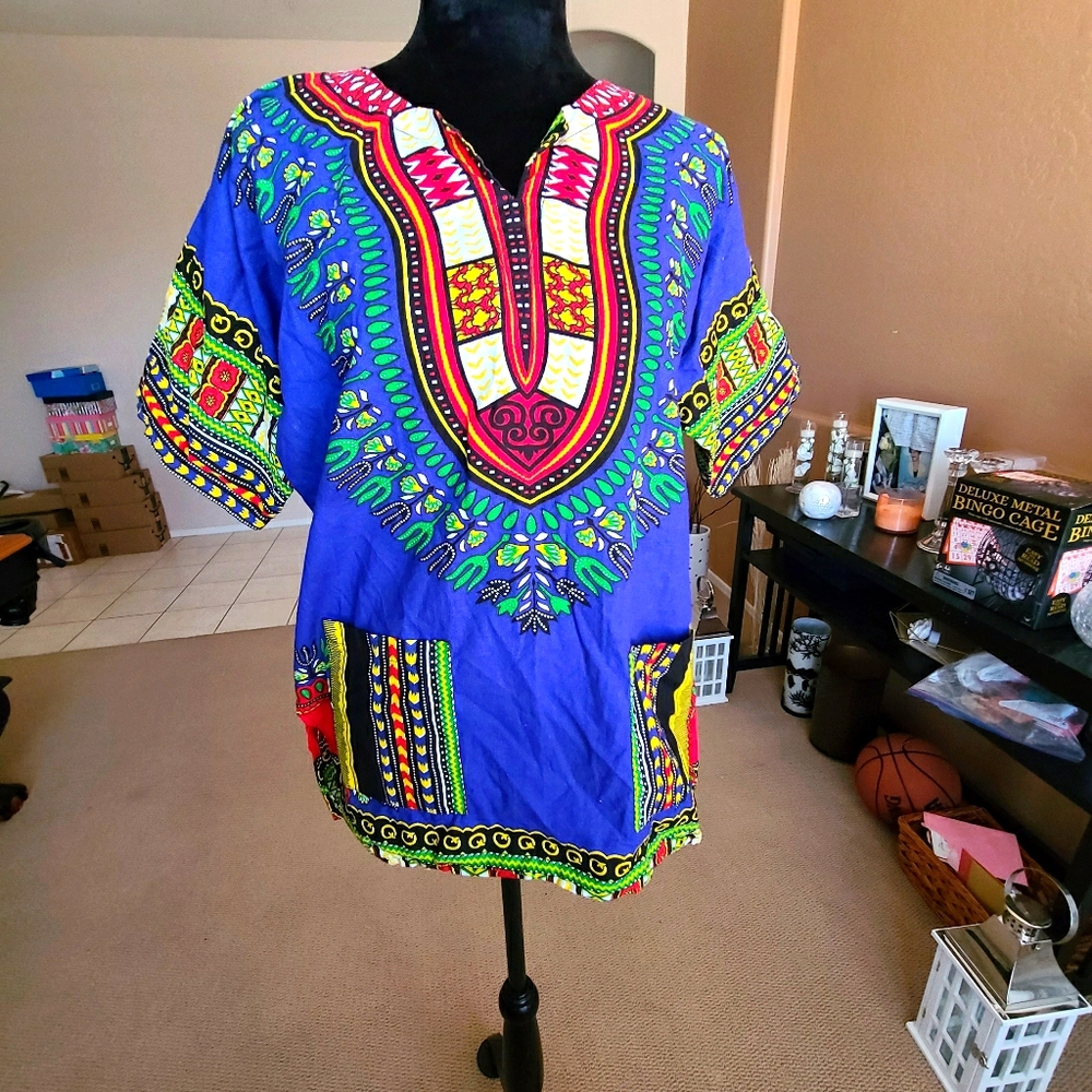 Blue/combo Sz(M) Mens Dishiski